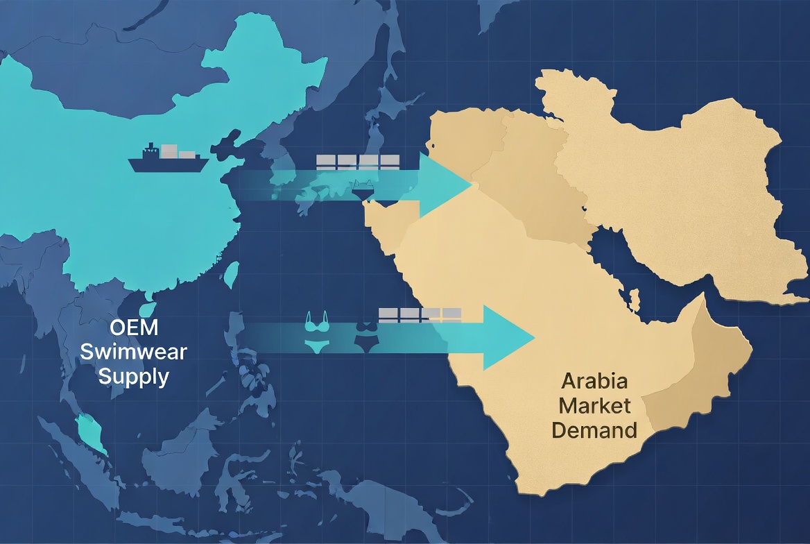 Arabia Custom Swimwear Sourcing Map Arabia Custom Swimwear Sourcing Map