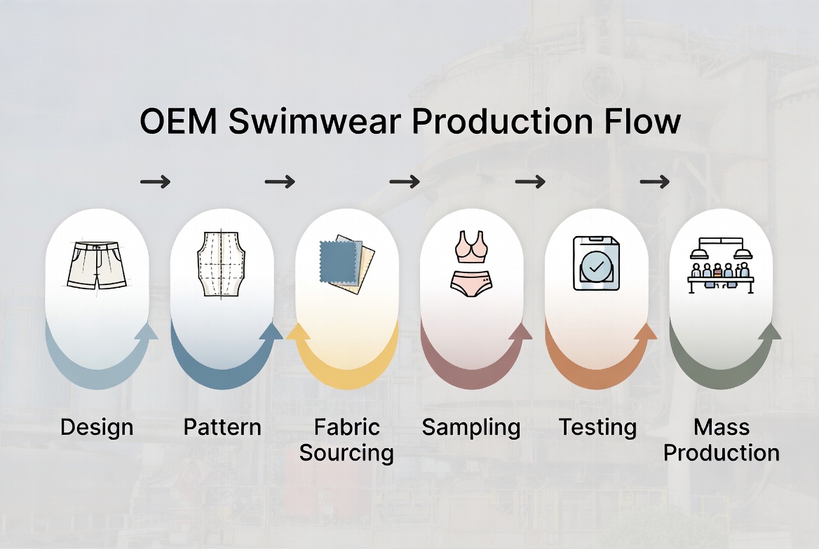 Swimwear OEM Production Flow Swimwear OEM Production Flow