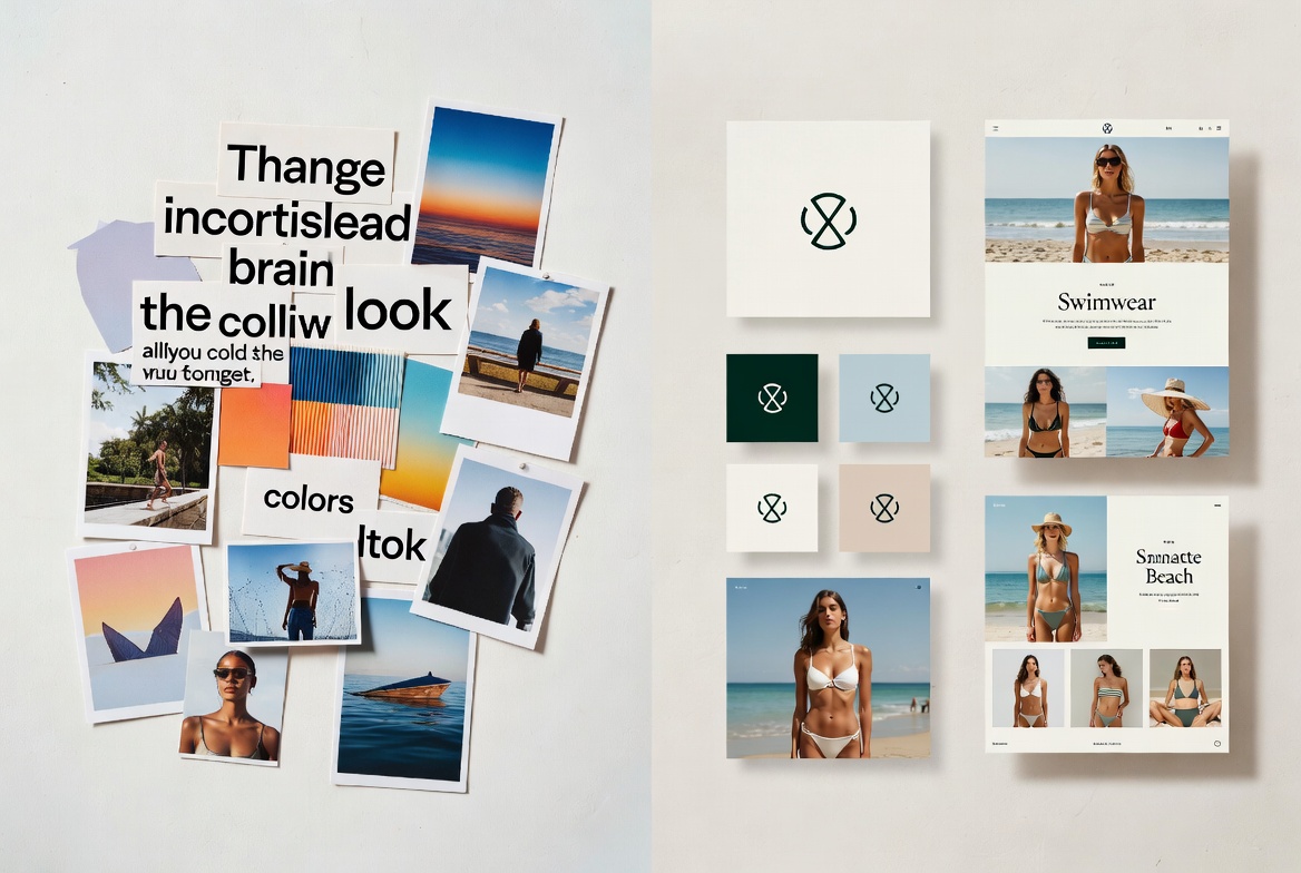 Consistent Swimwear Brand Identity Consistent Swimwear Brand Identity