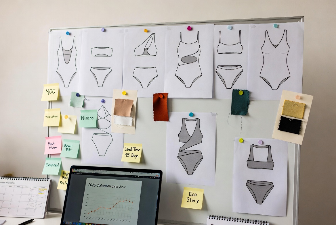 B2B Swimwear Collection Planning Board B2B Swimwear Collection Planning Board