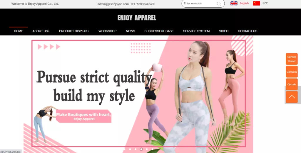 Zhongshan Enjoy Apparel Co Ltd