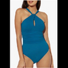 Blue One Piece Sport Swimsuits