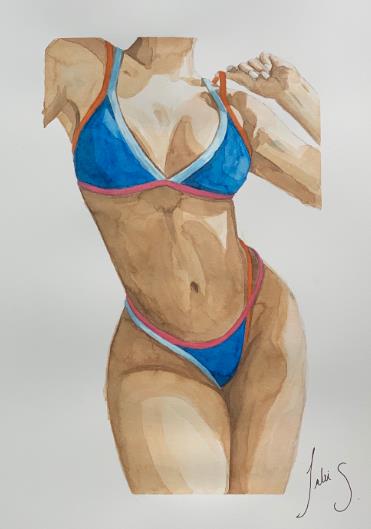Paint A Bikini on A Woman 1