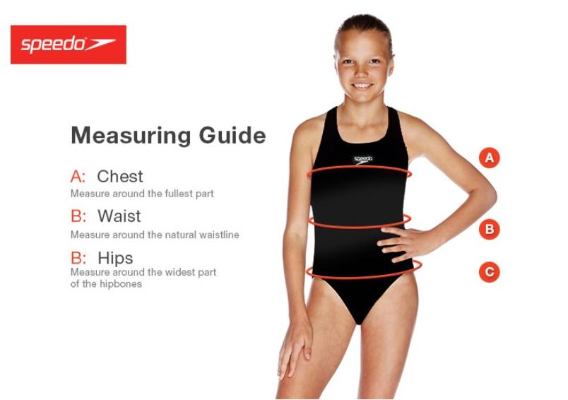 Speedo Female Racing Swimsuit Size Guide