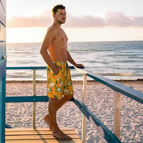 Is Orange Swimwear for Men the Best Choice for the Beach?