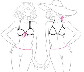 How To Draw A Woman in A Bikini?