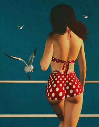Paint A Bikini on A Woman