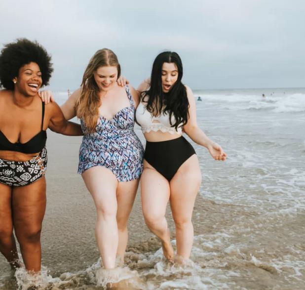 Women Look at Bikinis