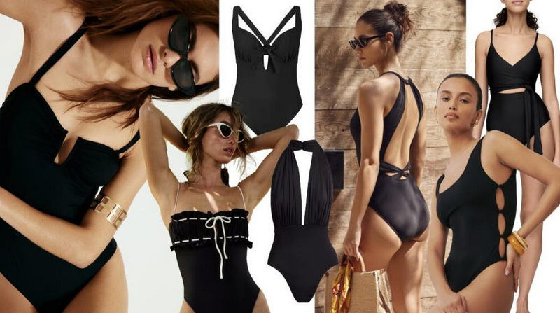Black Swimwear Models Success