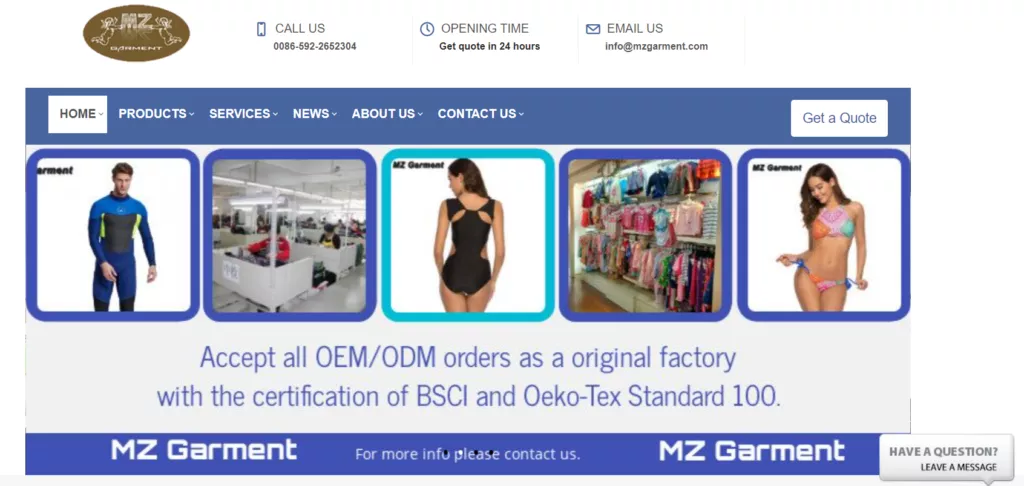 Xiamen Topper Swimwear Co Ltd