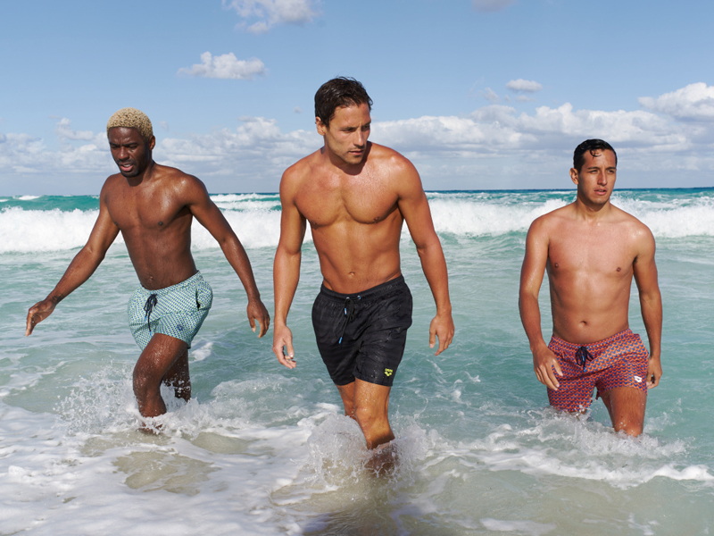 Camo Swim Briefs for Men