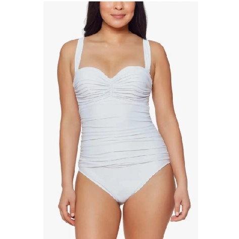 White Simple Style Swimsuit