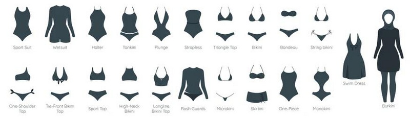 The Different Types of Female Swimwear 2