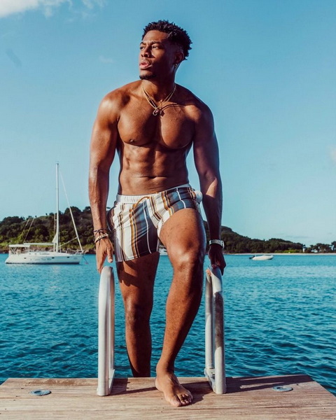Black Models Swim Trunks