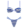 Women Frill Trims Details Bikini Set
