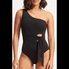 Women One Shoulder One Piece Swimsuit
