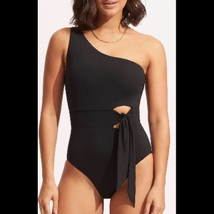 Women One Shoulder One Piece Swimsuit