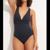 Metallic Swimsuit With Square Rings