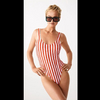 Striped One Piece Swimsuit