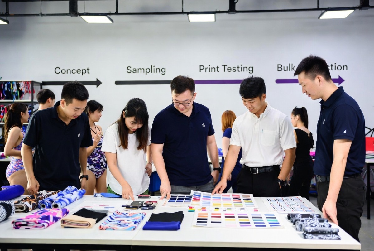 OEM Couples Swimwear Production Process