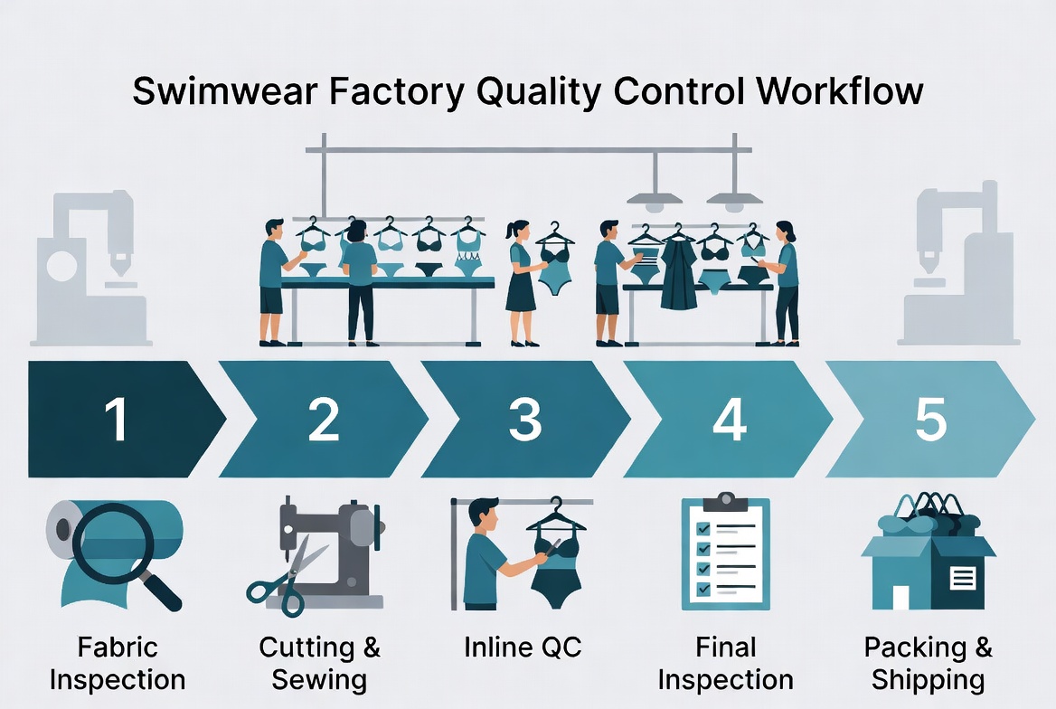 Swimwear Factory Quality Control Workflow Swimwear Factory Quality Control Workflow
