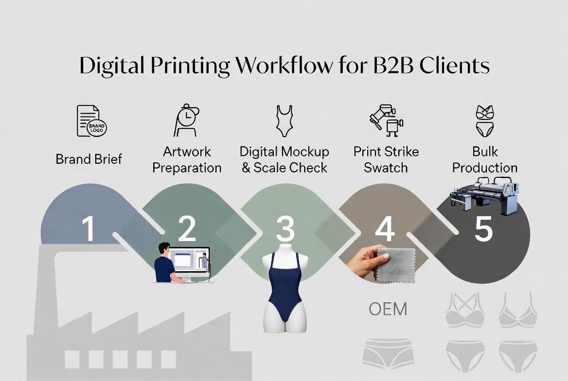 Digital Printing Process Timeline