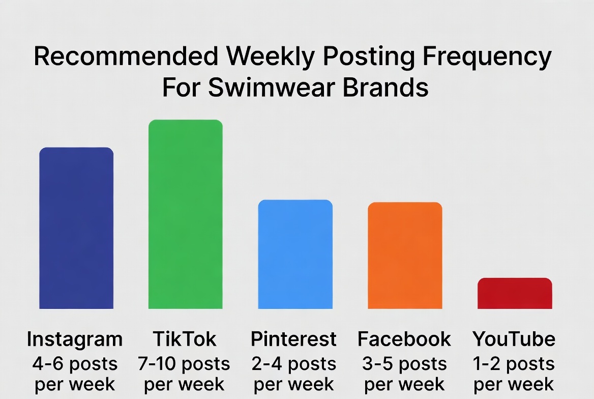 Swimwear Posting Frequency Chart