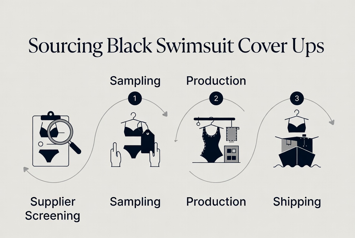 Black Cover Up Sourcing Workflow Black Cover Up Sourcing Workflow