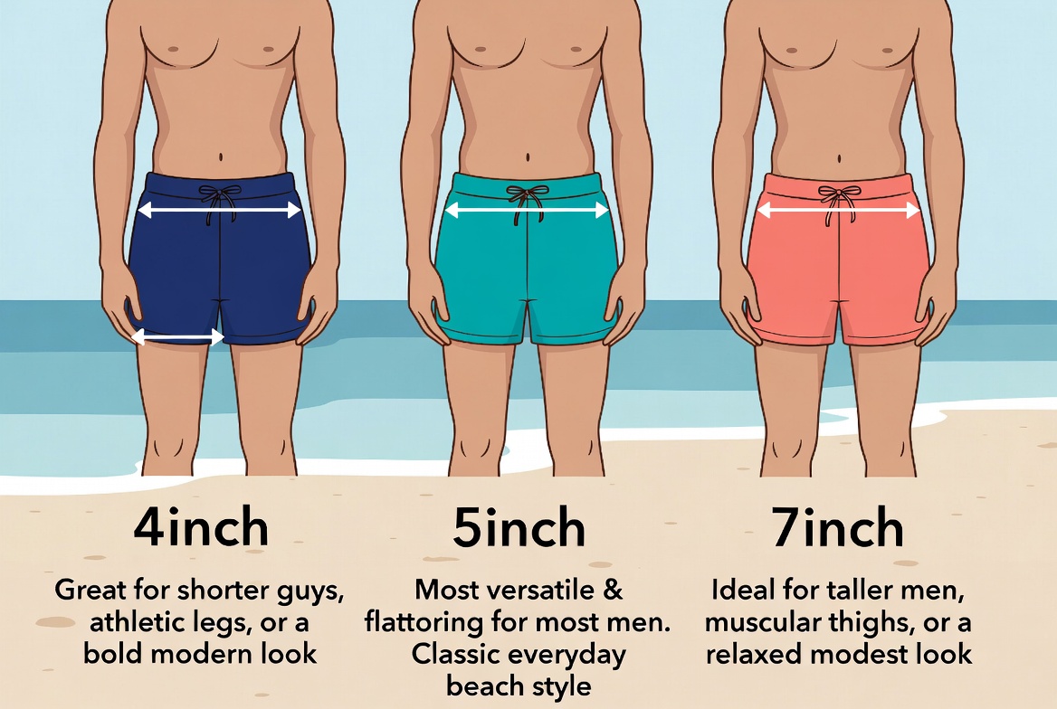Spring Break Swim Trunks Length Guide