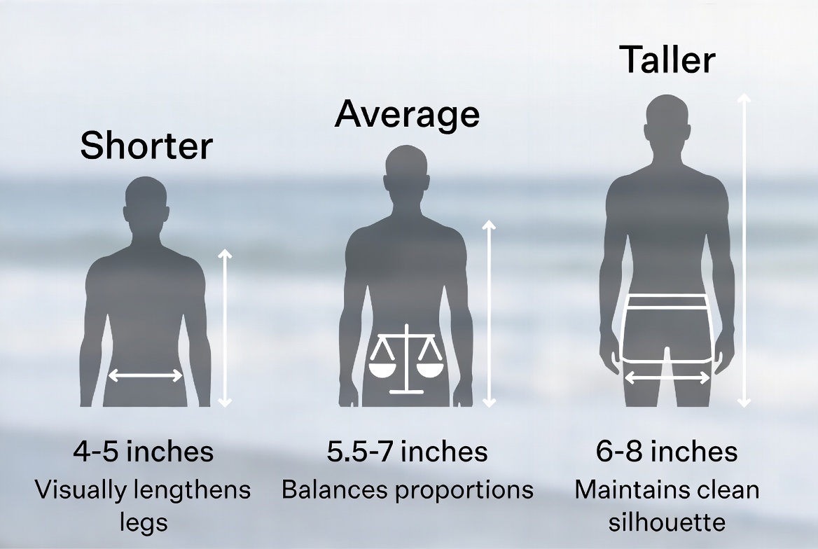 Swim Trunk Length By Height