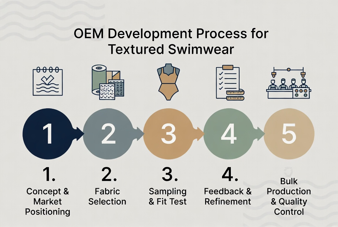 OEM Textured Swimwear Development Flow