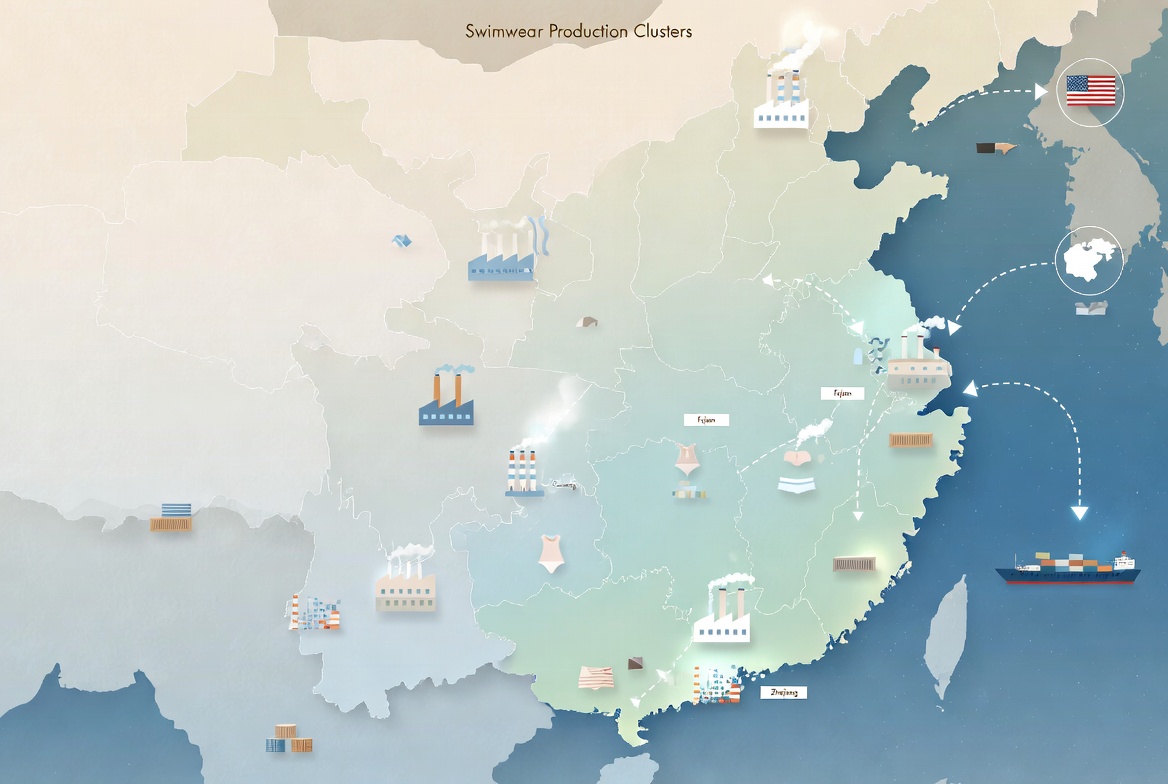 China Swimsuit Cover Up Cluster Map China Swimsuit Cover Up Cluster Map