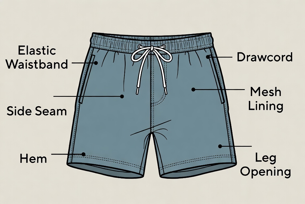 Swim Short Construction Overview