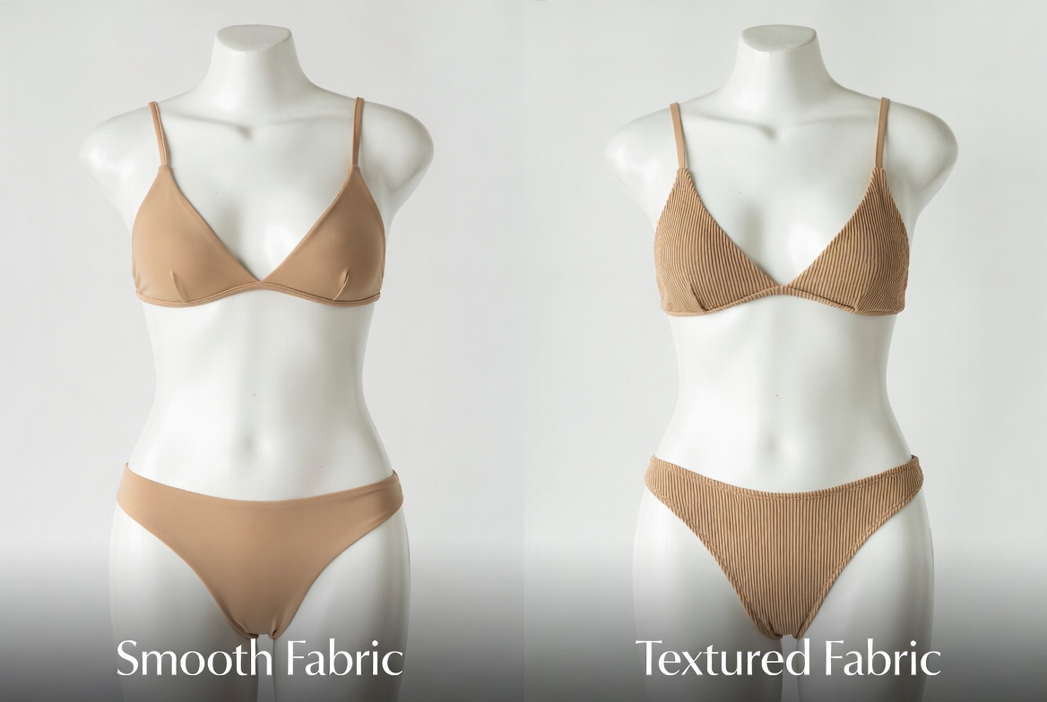 Smooth Versus Textured Swimwear Comparison