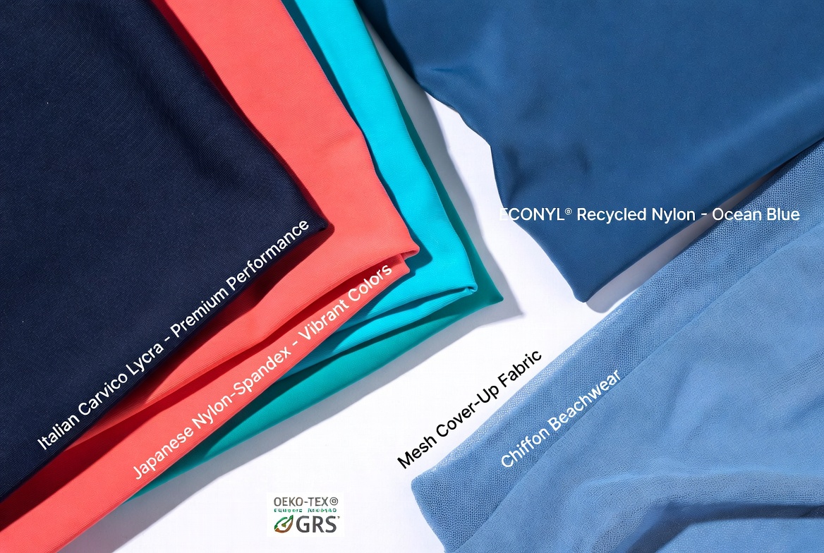 Premium Swimwear Fabric Material Samples
